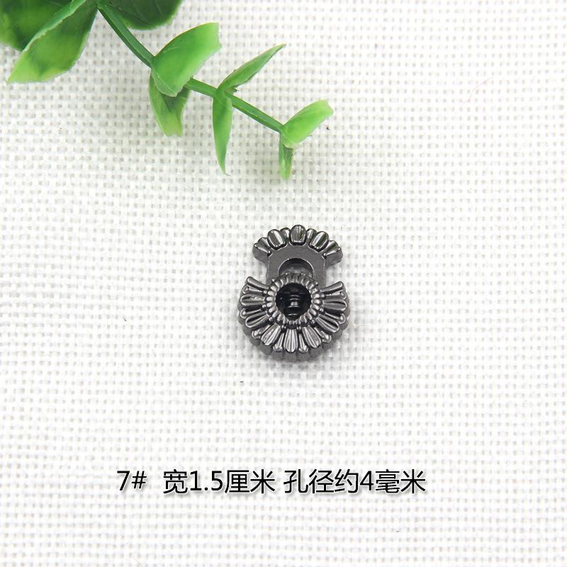 Clothing Metal Spring Buckle Buckle Rope Buckle Alloy Pig Nose Buckle Down Jacket Bell Rope Buckle Elastic Buckle