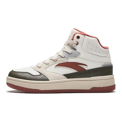 Chaussures de Skate Montantes Tendance Polyvalentes Chaudes en Polaire Sensation Zéro Homme Baskets Blanc Marron Rouge 912448083-5