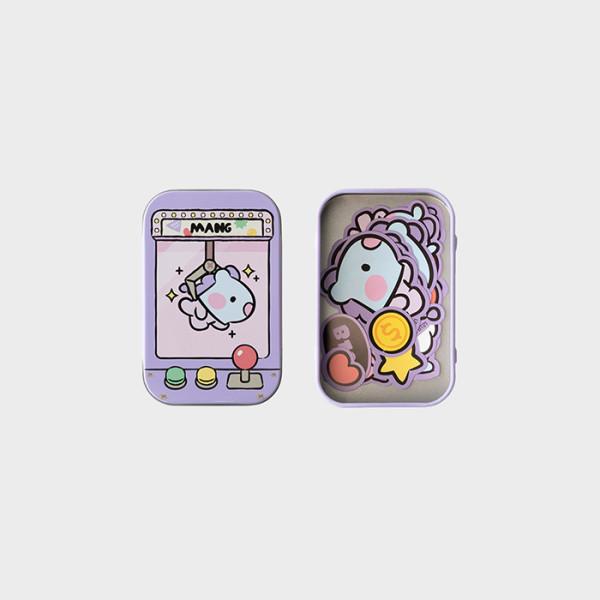 

Набор наклеек на мини-жестяной чехол Line Friends BT21 MANG