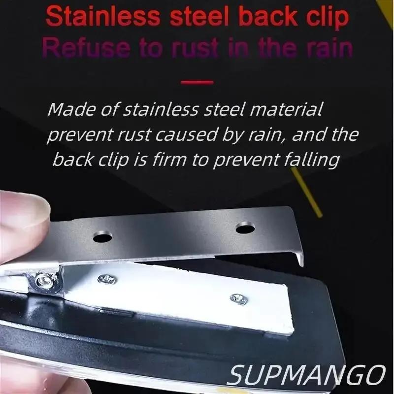 Rot Blau LED Schulterwarnleuchte Polizei Schulterclip Licht Müllarbeiter Sicherheitsstreife Alarm Blinksignal Stroboskoplampe