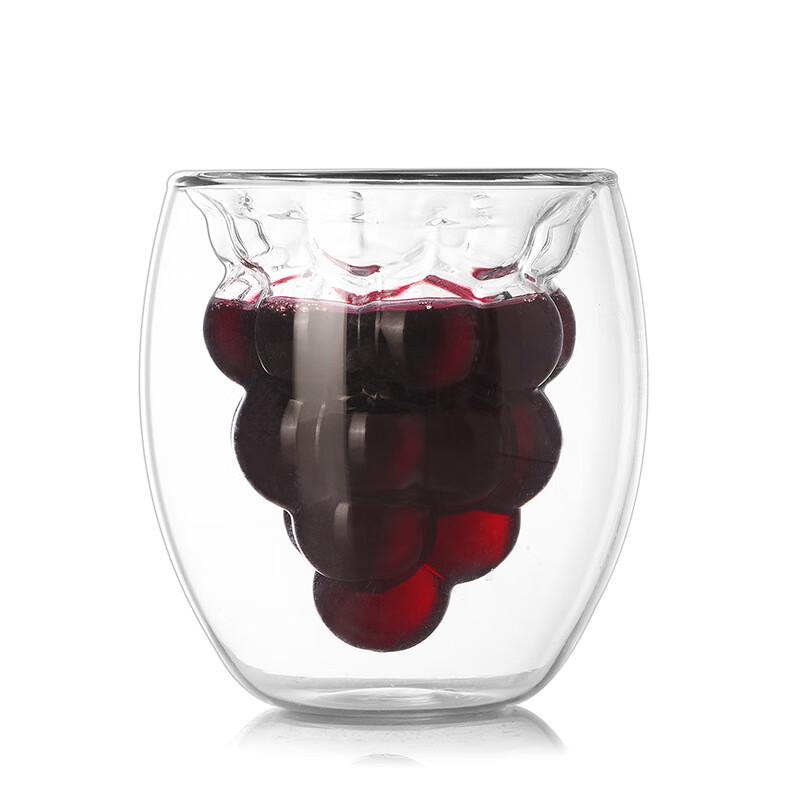 Shangqi Double-Layer Borosilicate Glass Fruit Cup