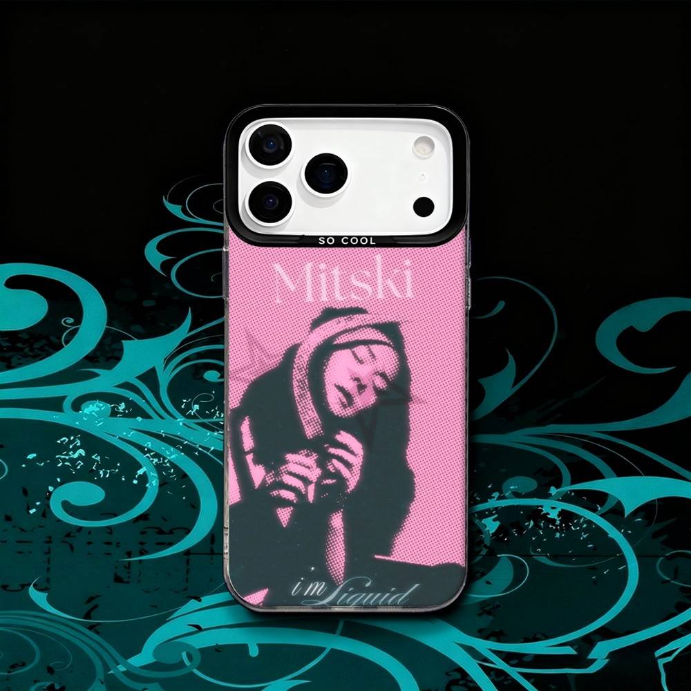 Singer Mitski Laurel Hell Phone Case For iPhone 17,16,15,14,13,12,X,8,Pro,Max,Plus,SE4,Air,Mini HD Black IMD Matte