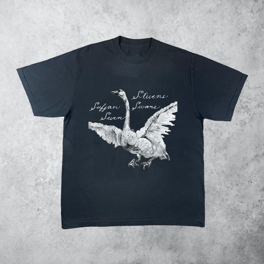 Sufjan Stevens Seven Swans Short Sleeve T Shirt Full Size S-5XL Unisex T-Shirt S