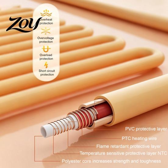 Gezellige Lees Sjaal met Warmte Grafeen Verwarmde Sjaal Wrap, USB Oplaadbaar Draadloos Verwarmingsdeken 3 Lichte Draagbare Niveaus, Wasbaar Winter