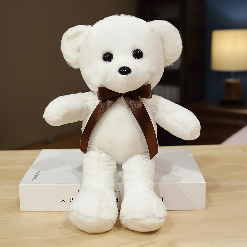 Light 30cm Green Bear Plush Toy Stuffed Animal Doll Small Pink Gift Festival