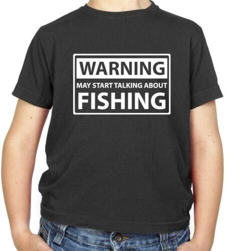 Warning May Start Talking About Fishing T-Shirt - Fisherman - Fishing 130