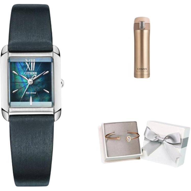CITIZEN Ecology Drive Collection Light Powered Quartz Movement Stainless Steel Strap Watch EW5550-16N