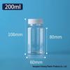 In Stock 30ml Transparent Wide-Mouth PET Plastic Bottle for Liquids or Solids