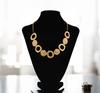 Personalized Exaggerated Necklace, Concentric Ring Fashion Alloy Accessories