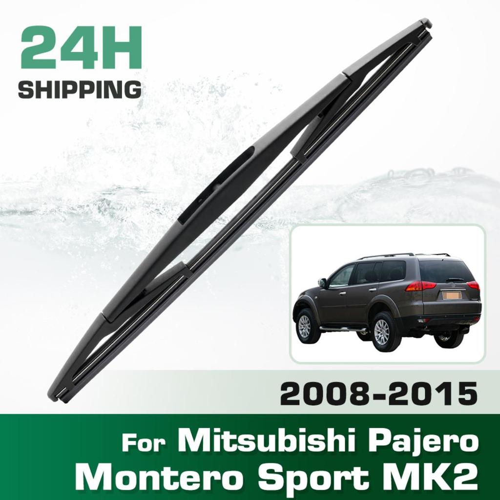 Rear Windshield Wipers Blades,Premium All-Season Wiper blades Replacement For Mitsubishi Pajero Montero Sport MK2 2008-2015