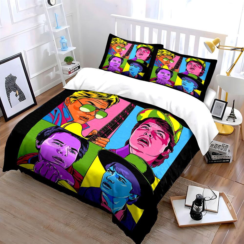 Retro Pop Art Portrait Design Bedding Duvet Cover Set Duvet Cover Pillowcases (1*Duvet Cover 2*Pillowcases, without duvet insert)