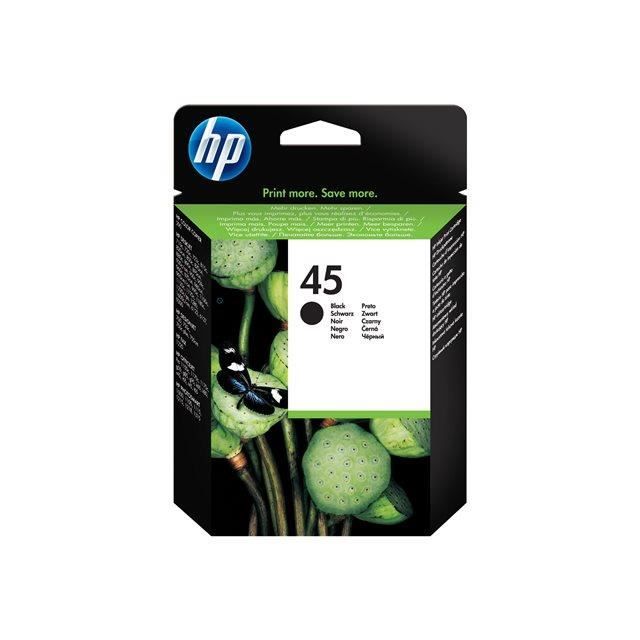 Cartouche D'encre HP 45 - 930 Pages - 1 Pack - Noir