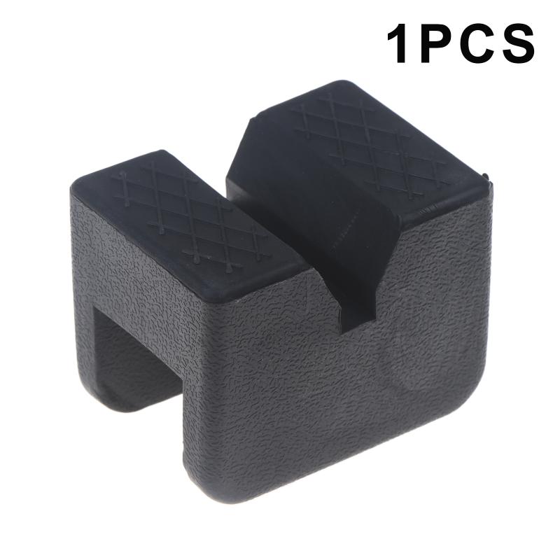 Car Jack Rubber Pad Car Slotted Lift Jack Stand Rubber Pads Universal Repair Tools Frame Protector Adapter Jacking Tools 1/2Pcs
