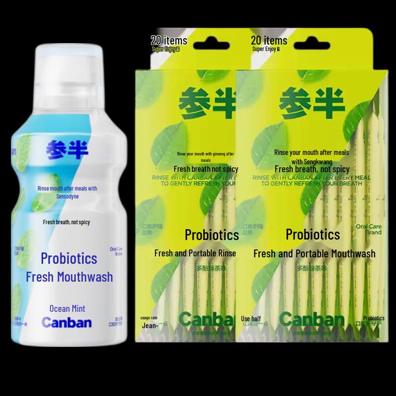 Semi-Probiotic Fresh Breath Mouthwash
