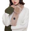 Electric Heated Scarf USB Charging Soft Heating Neck Wrap Winter Electric Scarf with 3 Temperature Settings for Women