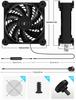 Novonest U3DC1 Compact Ventilation Quiet Mini PC Cooling Cooler with Airflow 120mm DC 12V Single Fan Fan, Fan, Fan, 5-Level Adjustment, Fan, DC,
