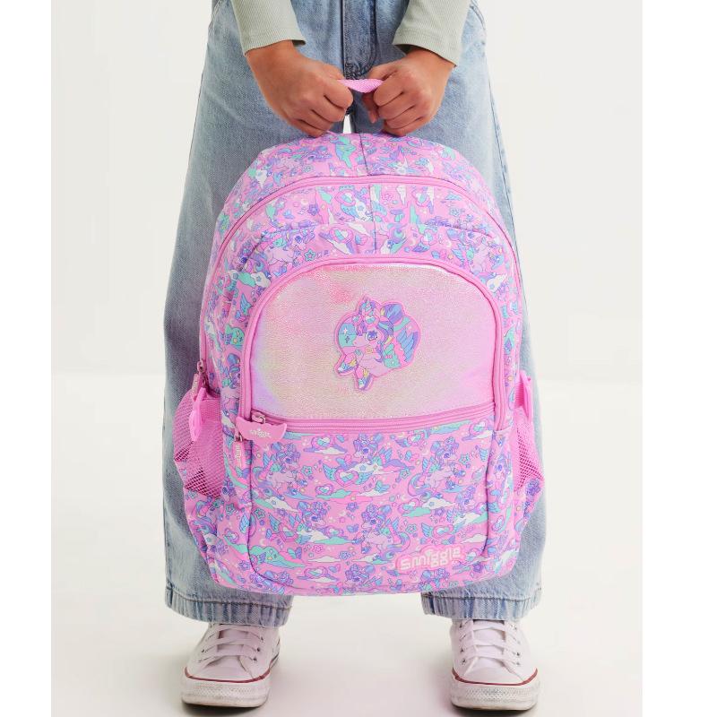 Smiggle Australia Large Capacity Cartoon Backpack for Students
