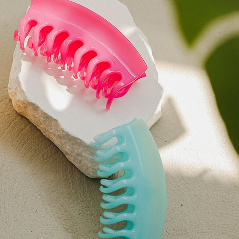 

J.Lauren Italy Neon Color Hair Claw Clip Bh0951 pink