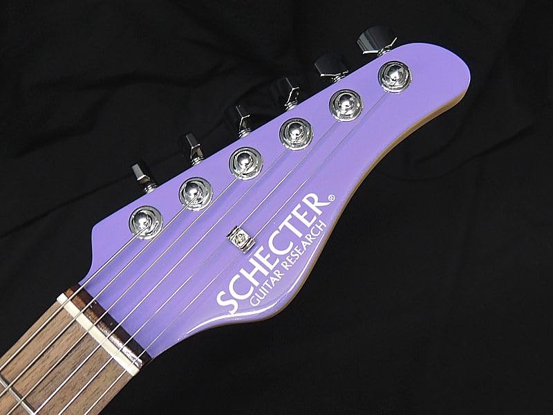 Schecter Very Peri Schecter Telecaster Type Very Peri Purple Electric Guitar Sound Messe 2023 Model KR-24-2H-FXD-MH/VP/R