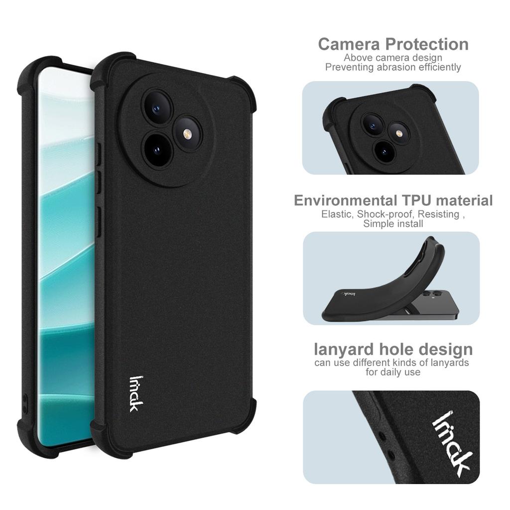 IMAK For Xiaomi Redmi K80 Ultra 5G Case TPU Phone Cover Airbag Shockproof Protection
