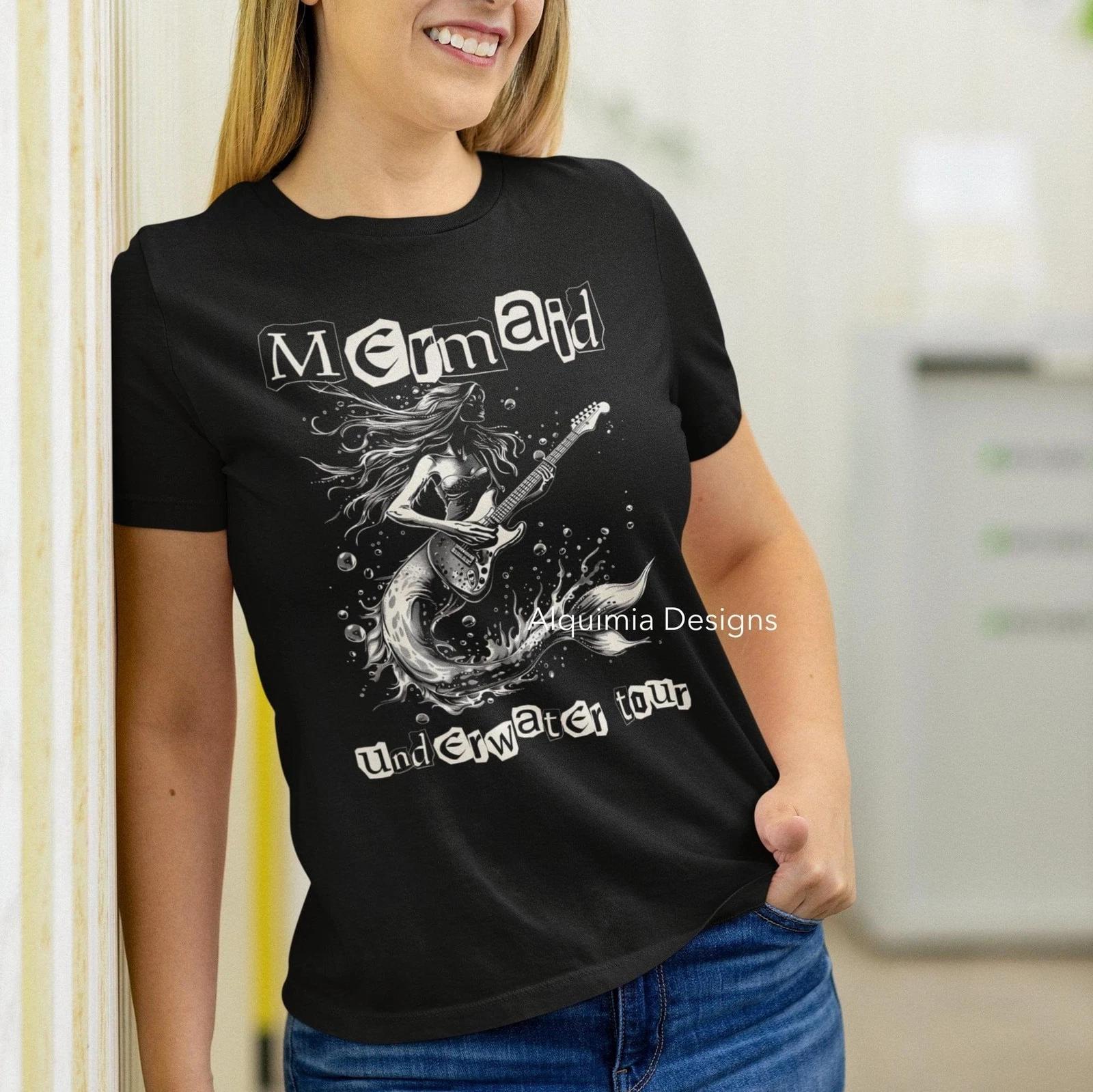 Mermaid Underwater Tour T-Shirt 2XL