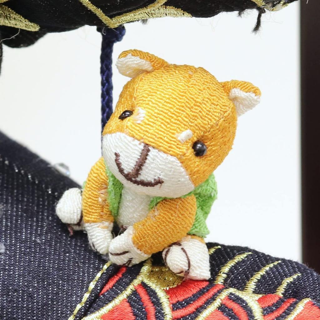 Satsuki Doll Indoor Carp Streamer Denim Momotaro Carp Streamer Small Height 65cm