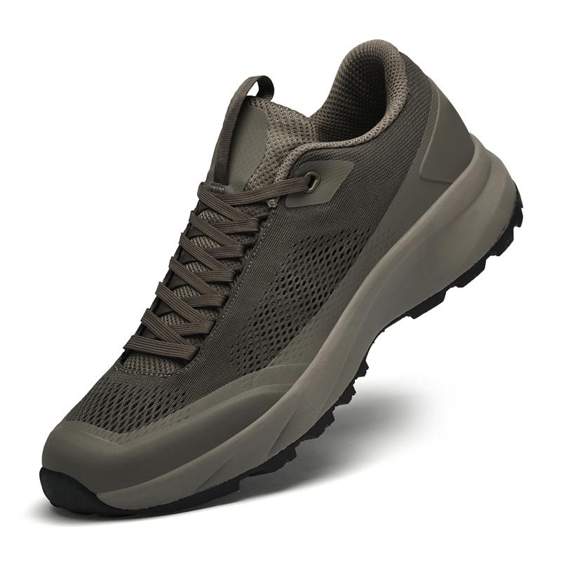 Fashion Lace-Up Male Driving Shoes All-match Men Casual Shoes Breathable Mesh Outdoor Sneakers Fashion Comfortable Male Walking Flats