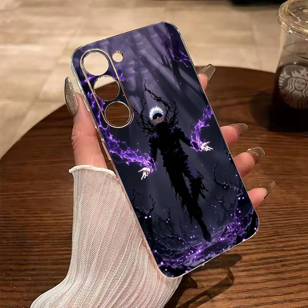 Popular Anime Characters S-satoru- Gojo Clear Phone Case for Samsung Galaxy A71, A70, A52, A51, A40, A30