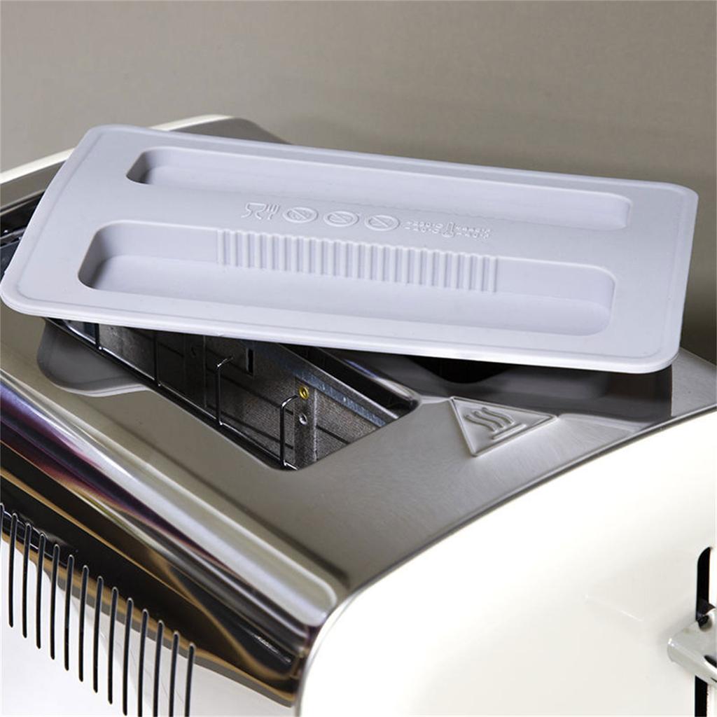 2er-Pack Silikonhüllen Flexible Toasterabdeckung Silikonmaterial Toastermaschinenabdeckung Toasterdeckel für Brot-Toaster