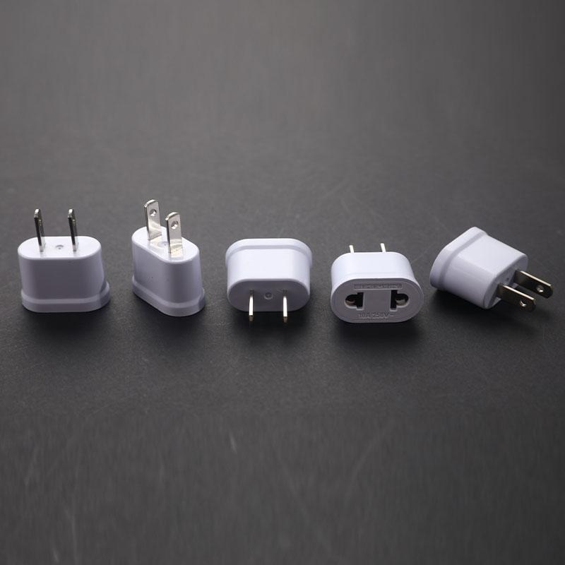 Us Plug To Eu Plug Round And Flat Dual-Purpose Conversion Plug Converter Socket