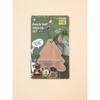 Daiso Hello Autumn Waffen   Key Ring Set  Wood