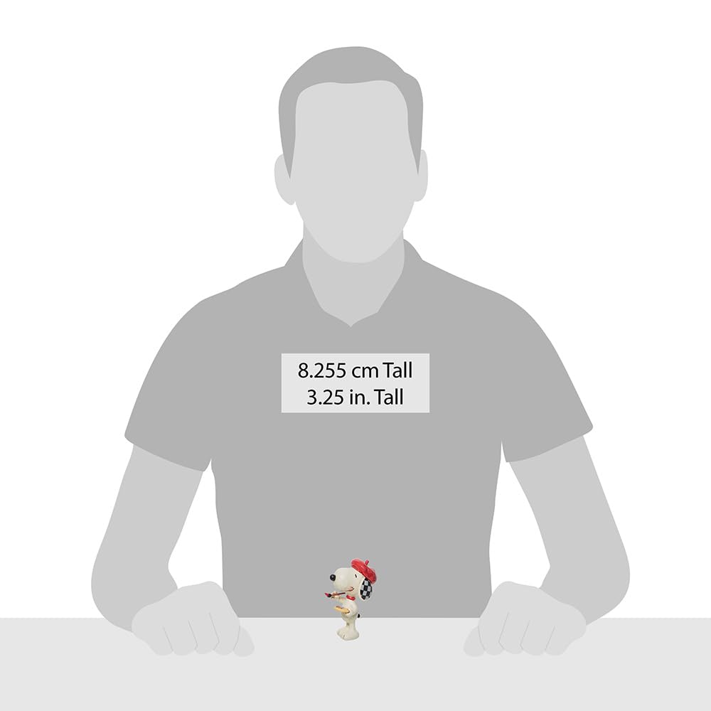 JIM SHORE Snoopy Artist Mini 6011956