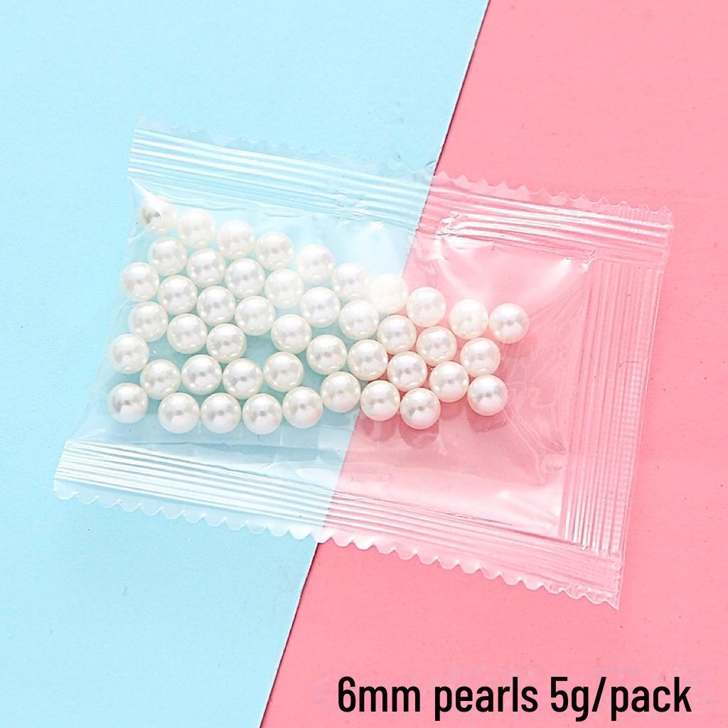 DIY Cream Glue: Imitation Pearl Beads for Homemade Jewelry and Hairpin Decor