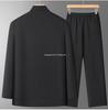 Fleece-Lined Cotton-Padded Tang Suit: Warm Winter Coat for Middle-Aged & Elderly Men