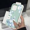 Matte TPU Leather Texture Slim Phone Case For iPhone 16 Pro Max 15 Pro 14 13 12 11 Bowknot Pattern Shockproof Soft Bumper Cover