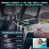 PhyiFlbey Car Fan, Back Seat Fan with USB Charging, Dual-Headed Car Fan, Low Noise, Powerful, 5-Blade Design, 3-Level Airflow Adjustment, 360-Degree A