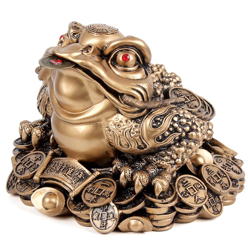 Chinese Amulet Toad Frog Feng Shui Yin Yang Home Office Decor  Vintage Protect Charm Talisman Powerful Wealth Success Health Lucky Jewelry Unisex