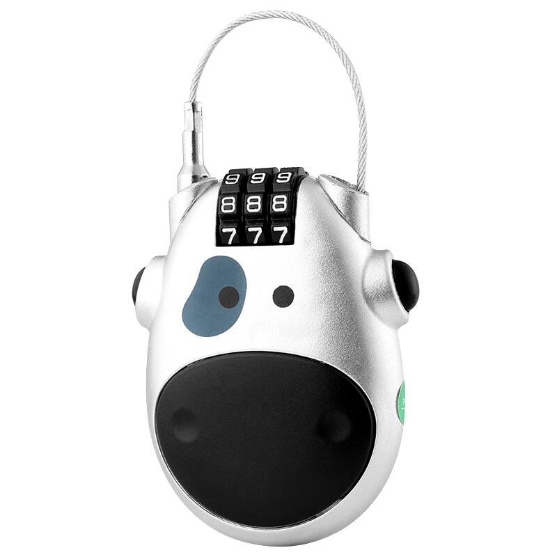 Aubon Ret retractable Steel Cable Password Padlock