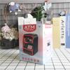 Children's Electric Piggy Bank with Fingerprint Password and Automatic Money Rolling Feature