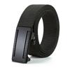 Men'S Toothless Automatic Buckle Woven Canvas Belt Belt Casual Nylon Tactical Pants Belt Military Training Outdoor Belt