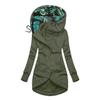Women's Solid Color Zipper Hoodie Sweatshirt with Print - Long Sleeve Jacket, 2024 Edition