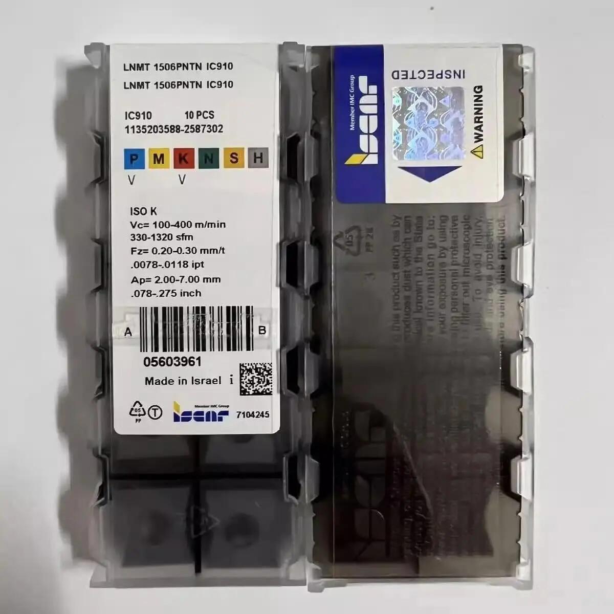 

ISCAR / LNMT1506PNTN IC910 /Industrial indexable carbide inserts 10 Pcs