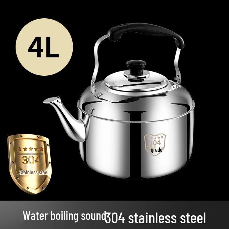 Edelstahl 304 Pfeifkessel: Große Kapazität, geeignet für Induktions- und Gasherde