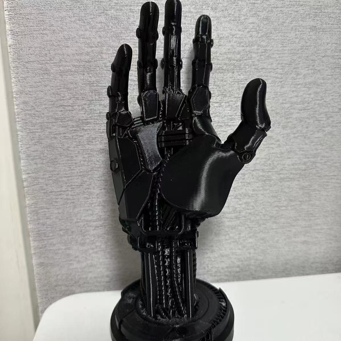 Cyberpunk 3D Printed Mechanical Arm Game Controller Stand Model