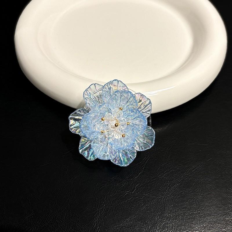 

Korean Ins Style Adhesive Stretchable Lazy Portable Luxury Flower Phone Airbag Holder Watching TV Shows On Desktop