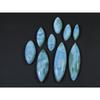 172Cts. Natural Larimar Pectolite Marquise Cabochon Loose Gemstone 09Pcs Lot C-857