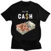 Geld Teddybär Druck T-shirt Unisex Frauen T Shirt Sommer Mode kurzarm Neuheit Casual Lustige Kreativität T Streetwear Tops
