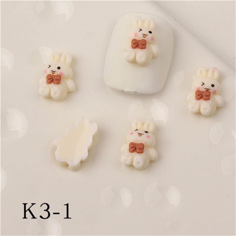 

3d Nail Art Stickers Cartoon Shape Beautifully Handmade Crafts Cream Glue Manicure Stickers Easy To Use Multifunctional Charming