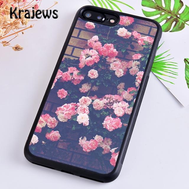 Krajews Peony Sunflowe Rose Daisy Plants Flower Phone Case For iPhone 17 Air 16 15 14 Plus 11 12 13 Pro Max Coque Fundas
