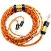High Purities Silver Plated Balance Cable 3.5/4.4mm 0.78 2Pin Earphone Upgraded Cable Line 120CM Long